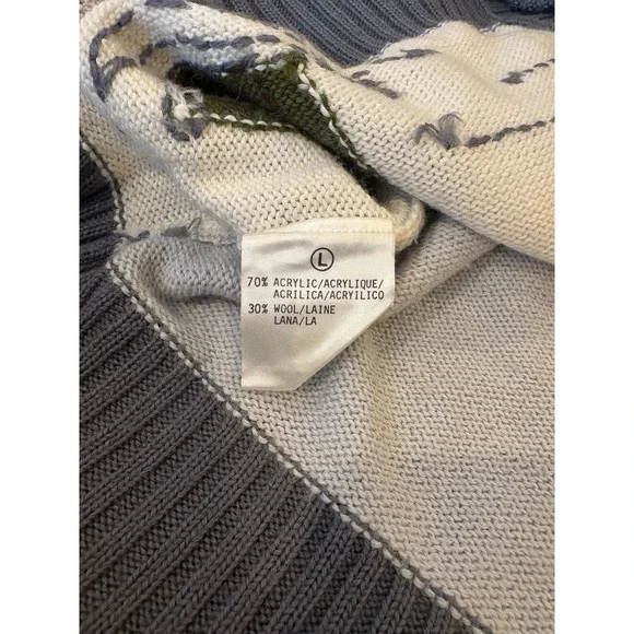 Vtg Rangley L Mallard Duck Scenic Cardigan Sweater Wool Blend grandpacore Read - Picture 7 of 13